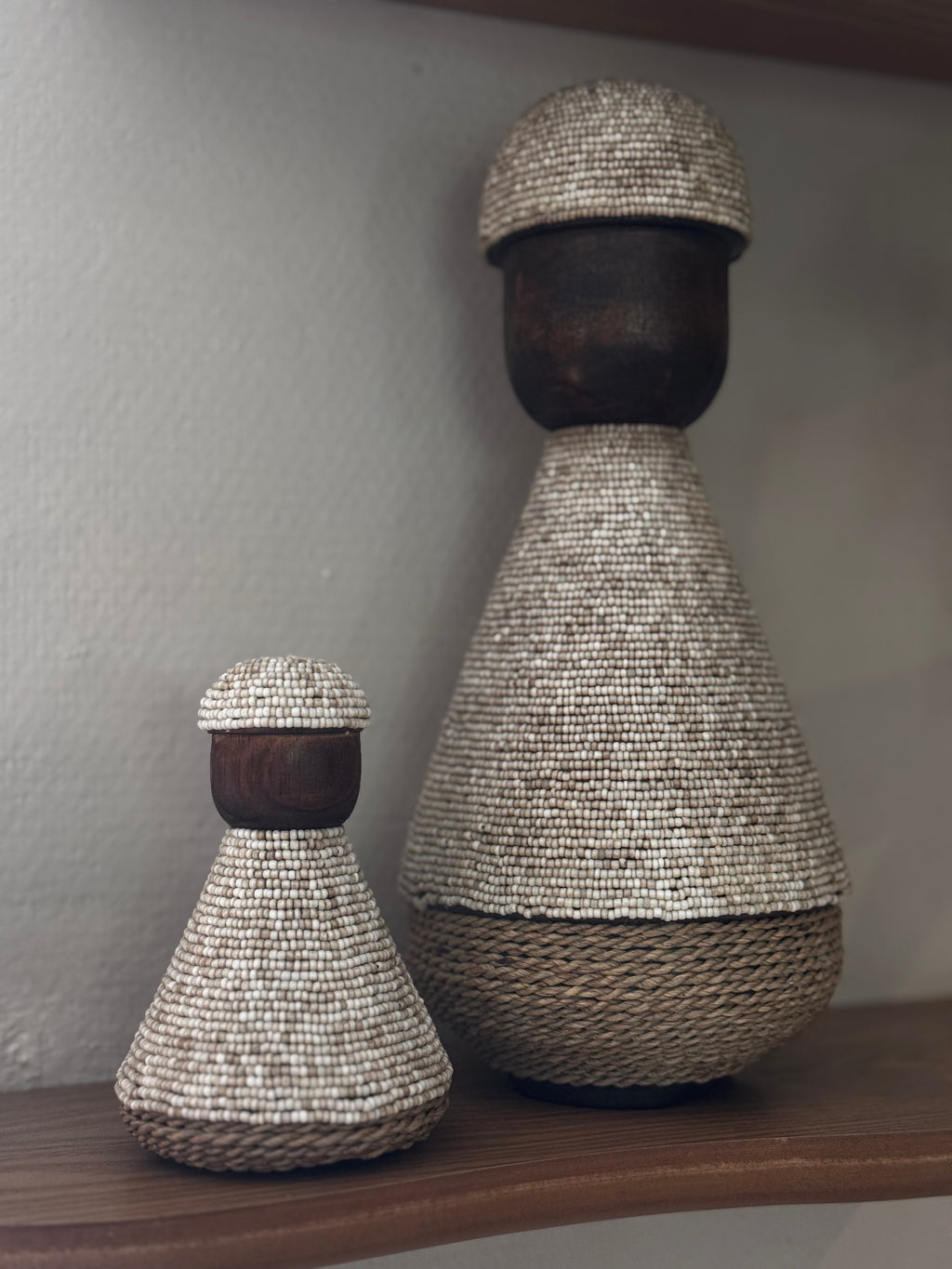 Unieke Handgemaakte Afrikaanse Decoratie Poppen voor een Warm en Stijlvol Interieur