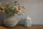 Handgemaakte Decoratieve Potten met Kralen – Unieke Opbergpotten voor een Stijlvol Interieur