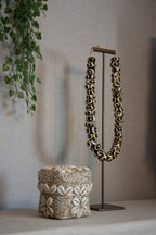 Bone Ketting – Unieke Statement Ketting met Organische Kralen
