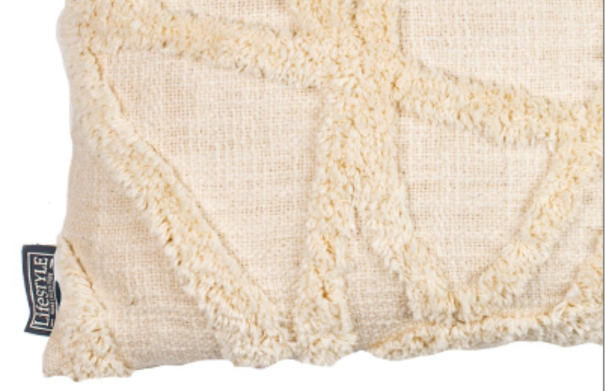 Pillow Taos 60x40 cm – Écru