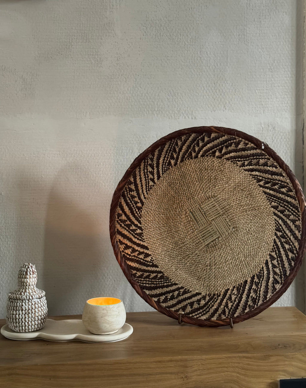 Wall Deco "Mira Cream cream Brown Black"