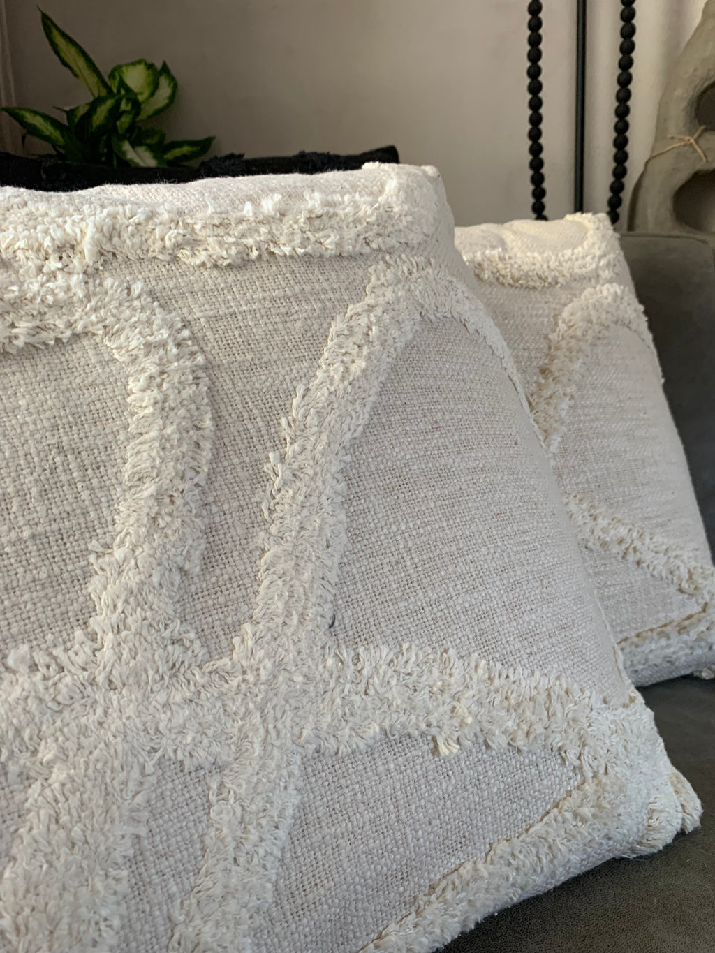 Pillow Taos 60x40 cm – Écru