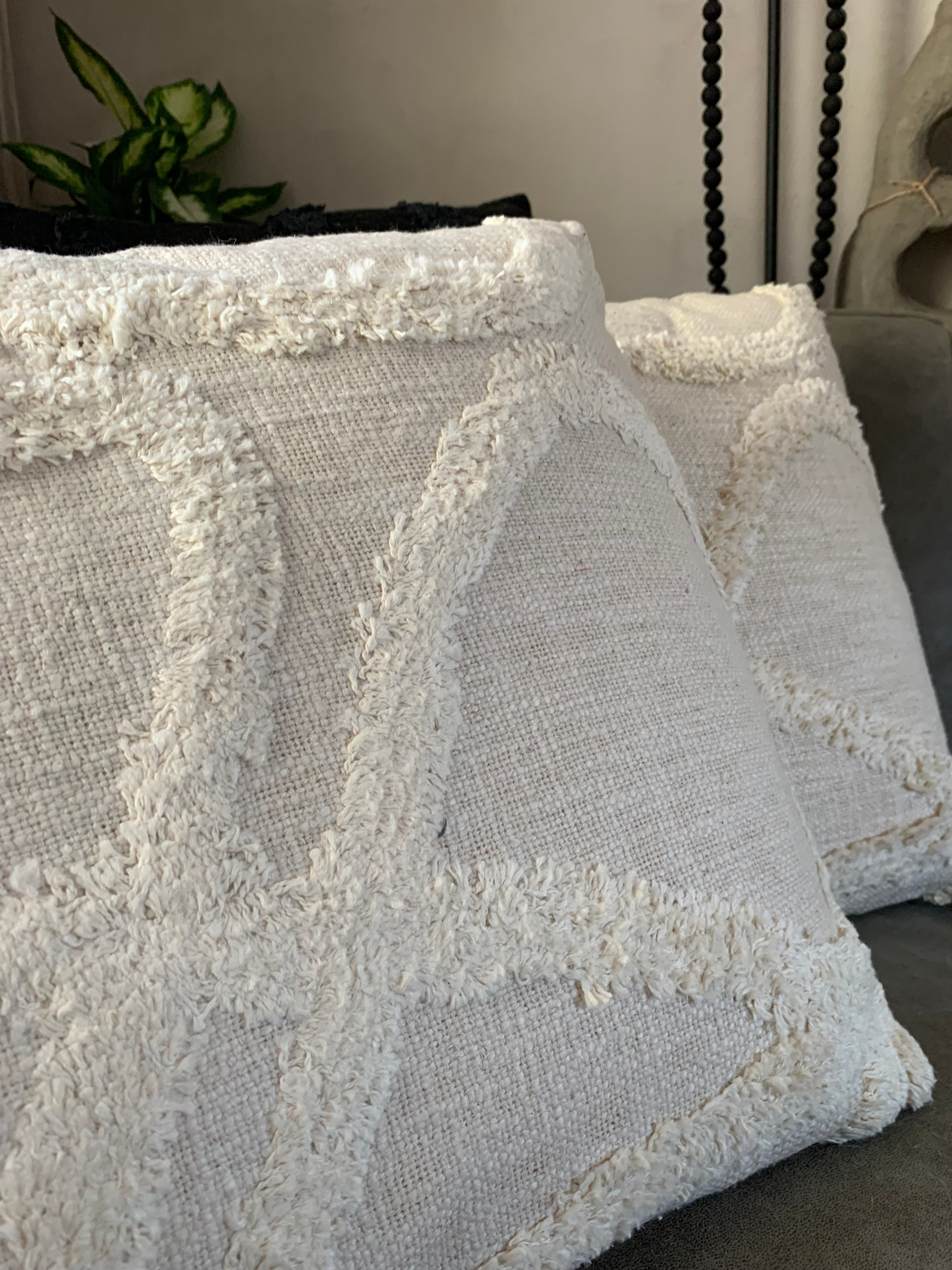 Pillow Taos 60x40 cm – Écru